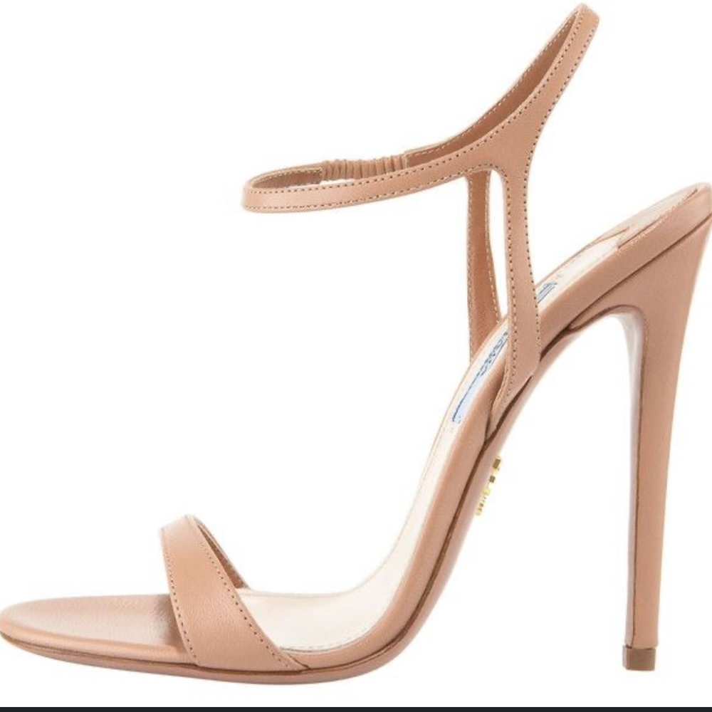 Prada ankle strap sandal heels Nude - Picture 11 of 11